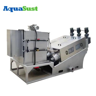 Machine de déshydratation des boues à vis